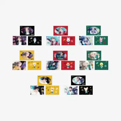 Stray Kids x SKZOO [THE VICTORY] SKZ X SKZOO POSTCARD & ENVELOPE SET