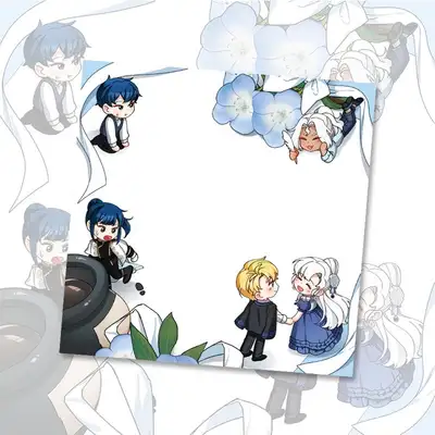 [Don't Look for the Departed Villainess] Tteok Memo Pad 95X95mm 1 Type | Webtoon Goods