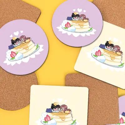 【寒がりな北部大公】ウェブトゥーン コルクコースター(円形/四角形)