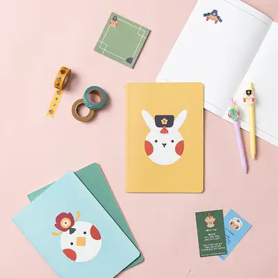 12 Zodiac Animals Character Notebook – National Gyeongju Museum Exclusive Product