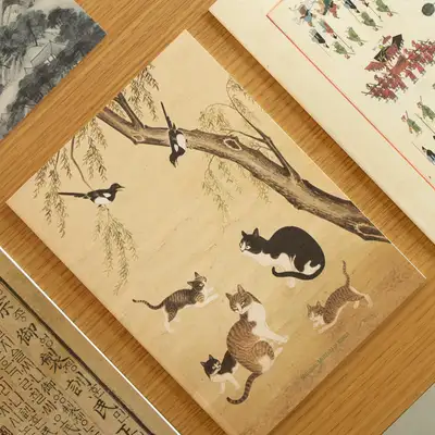 ルーズリーフノート(猫)国立中央博物館特化商品