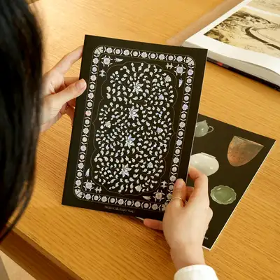螺鈿文様ノート（螺鈿衣装箱）国立中央博物館特化商品