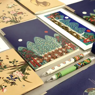 Minhwa Mini Notebook (Blank)