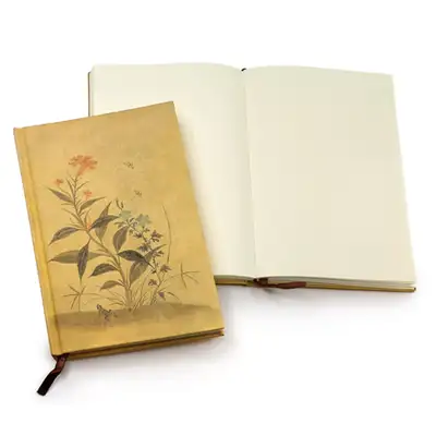 Chochoongdo Silk Hardcover Notebook (Flower)