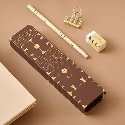Jeonju Jang Paper Pencil Case - National Jeonju Museum Specialty Product