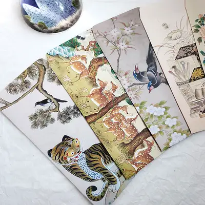Folk Painting Five Blessings Envelope Set <2024 Muse Competition Selected Work>