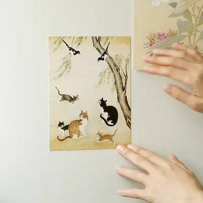 ポストカード(猫)国立中央博物館 特化商品