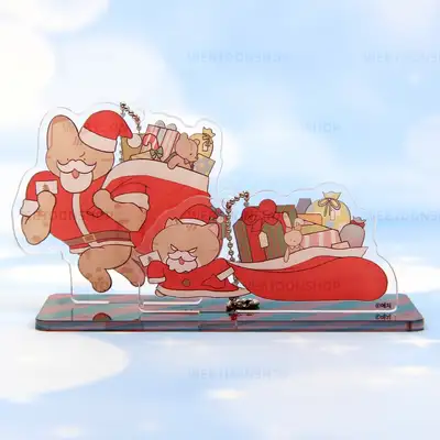 [아옹아옹] かわいいオン！クリスマスサンタ アクリルスタンド 2種セット