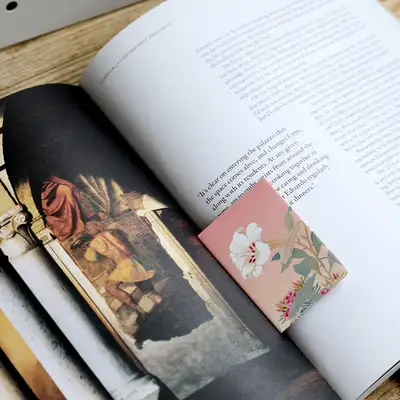 書画マグネット(ユリ)国立中央博物館 特化商品