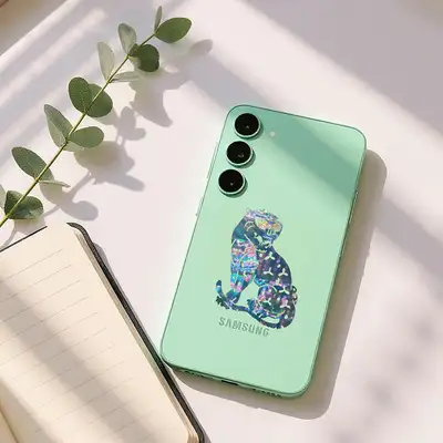 Natural Mother-of-Pearl Sticker (Blue Tiger)