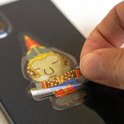 Toddler Guardian Removable Sticker - National Gyeongju Museum Specialty Product
