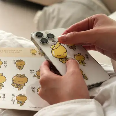 半跏思惟像キャラクターステッカー 国立中央博物館 特化商品