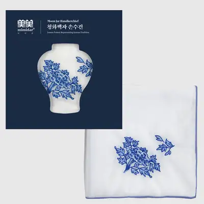 Blue and White Porcelain Handkerchief <2025 MUSES Open Call Selected Work>