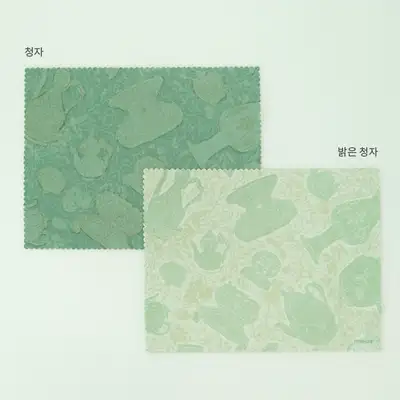 Goryeo Celadon Shaped Mouse Pad & Multi Cleaner [Crafting a Blue World, Goryeo Celadon] Exhibition