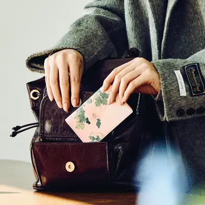 Card Wallet (Peony) - National Museum of Korea Special Product