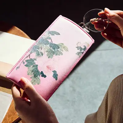 Glasses Pouch (Peony) - National Museum of Korea Special Product