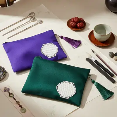 Flat Moon Jar Pouch <National Gwangju Museum Ceramic Culture Center Specialty Product>