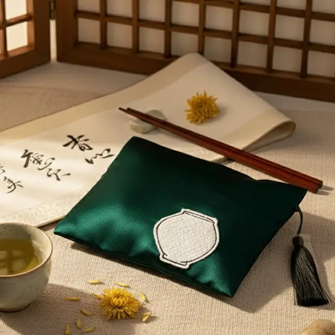 フラット月壺ポーチ<国立光州博物館陶芸文化館特化商品> — 2