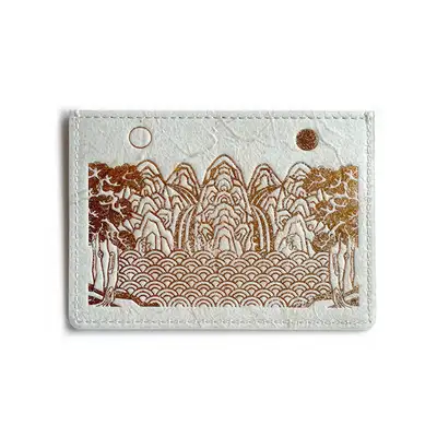 Hanji Leather Card Wallet (Irwol Obongdo) <2023 Muses Contest Selected Work>
