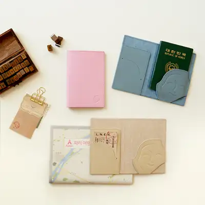 Sujaksae Passport Wallet - National Gyeongju Museum Specialty Product