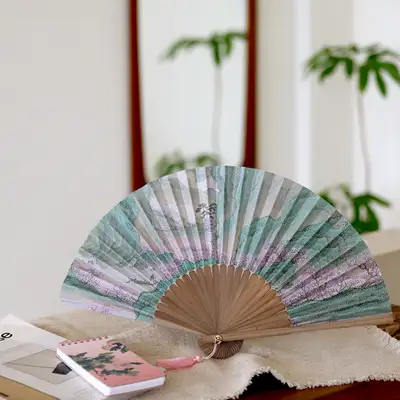Folding Fan (Journey to Peach Blossom Spring) - National Museum of Korea Specialized Product