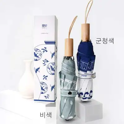 Goryeo Celadon 3-Section Sun and Rain Umbrella <2023 Moodz Competition Selected Work>