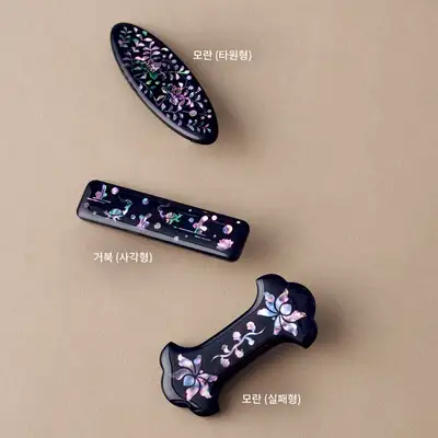 Nacre Hair Pin (Single) - Korean Craft Design Culture Promotion Foundation Collaboration Product