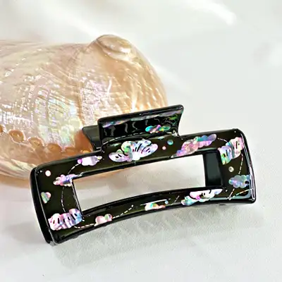 Mother-of-Pearl Claw Hair Pin