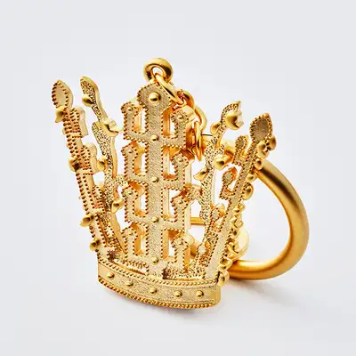 Cheonmachong Gold Crown Keyring APEC 2025 KOREA — Korean Craft Design Culture Promotion Foundation Collaboration