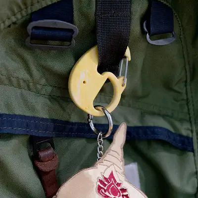 Elephant Carabiner (Yellow) <Amazing Thailand: Thai Art Masterpieces Exhibition>