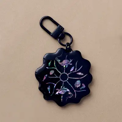 Mother of Pearl Keyring - Korean Craft Design Culture Promotion Agency Collaboration Product
