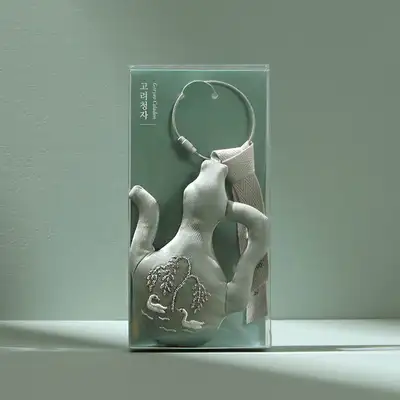 Celadon Keyring (Landscape Ewer)