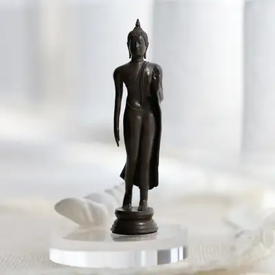 Thailand Exhibition Miniature (Walking Buddha) <Amazing Thailand: Thai Art Masterpieces Exhibition>