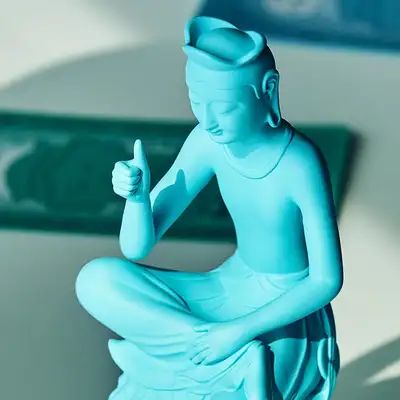 Bodhisattva in Contemplation Miniature Heart Series (You're the Best) Solo Purchase - National Museum of Korea Yongsan 20th Anniversary Limited Edition (Moozes x Choi Go Shim)