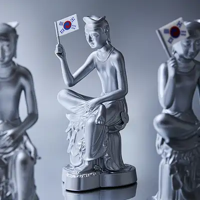 Maitreya in Contemplation Miniature - Liberation Anniversary Edition Limited Product for 80th Anniversary of Liberation