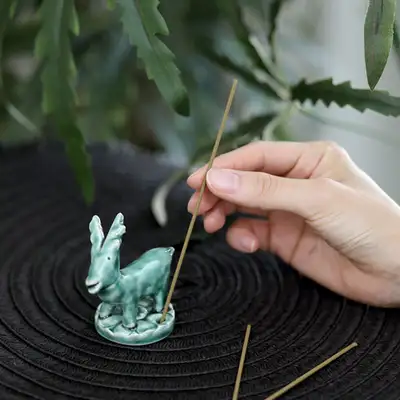 Deer Earthenware Incense Holder <National Gyeongju Museum Specialty Product>