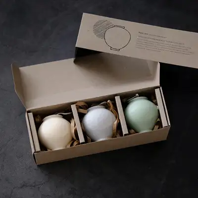 Mini Moon Jar Candle Set (3p) <2025 Moodz Collective Selected Work>