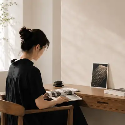 Mini Poster (Mother-of-Pearl Lacquer Peony Vine Pattern Document Box) - National Museum of Korea Exclusive Product