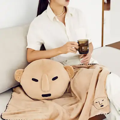 Dugi Wugi Cushion Blanket - National Jinju Museum Specialized Product