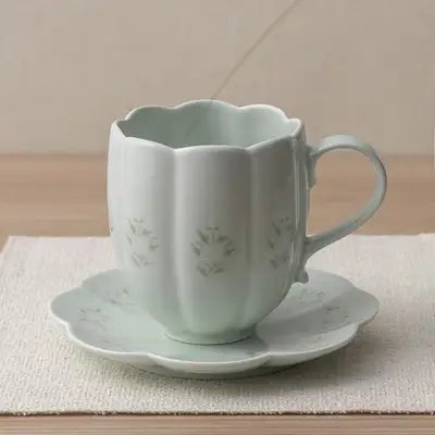 Celadon Cup and Saucer Set <National Gwangju Museum Ceramic Culture Hall Specialty Product>