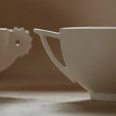 White Porcelain Ram Yogurt Ball (A) <New Realm New Art: Early Joseon Art Exhibition>