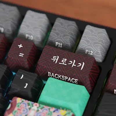 Dancheong Mechanical Wired Keyboard (Black) (Single Purchase) 2024 Korea Tourism Proposal