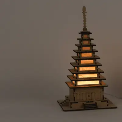 Iksan Mireuksa Temple Stone Pagoda Mood Light DIY Assembly Kit