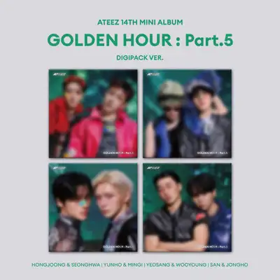 ATEEZ - GOLDEN HOUR : Part.5 / 14集 ミニアルバム (DIGIPACK UNIT VER.)