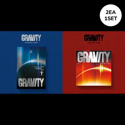 キム・ジュンス (XIA) - GRAVITY / 5集 正規アルバム (Cosmic Ver.+Orbit Ver.) (2種セット)