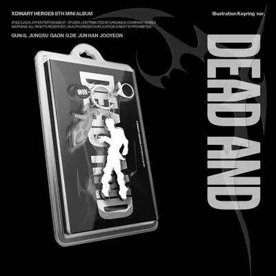 Xdinary Heroes - DEAD AND / 8th Mini Album (Illustration Keyring ver.)