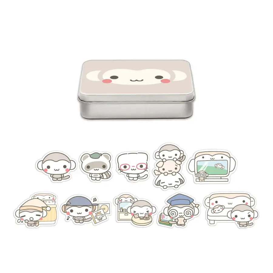 【8月18日発売】ヒナクウ - 14 ティンケース&ステッカー セット / コジーハウス POP-UP STORE OFFICIAL MD