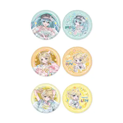 ミク＆リン＆レン - 15缶バッジセット A TYPE / MIKU & RIN & LEN OFFICIAL POP-UP STORE in SEOUL [Meet and Greet] OFFICIAL MD