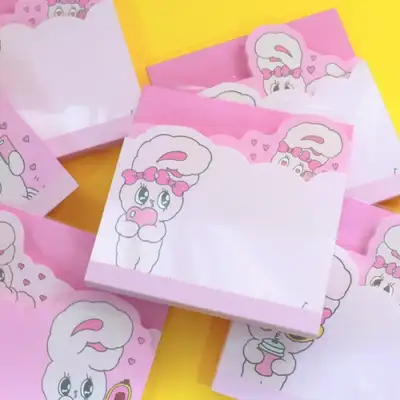 エスターバニ ピンクメモパッド