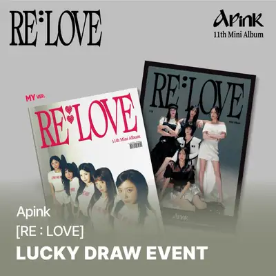 [ラッキードロー] Apink(エーピンク) - [RE : LOVE] (MY VER. / MUSE VER.) (ランダム) **未公開自撮りフォトカード15種中1種ランダムプレゼント